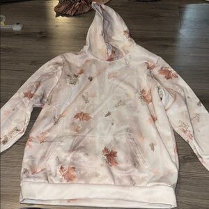 Women's White Camouflage Hoodie